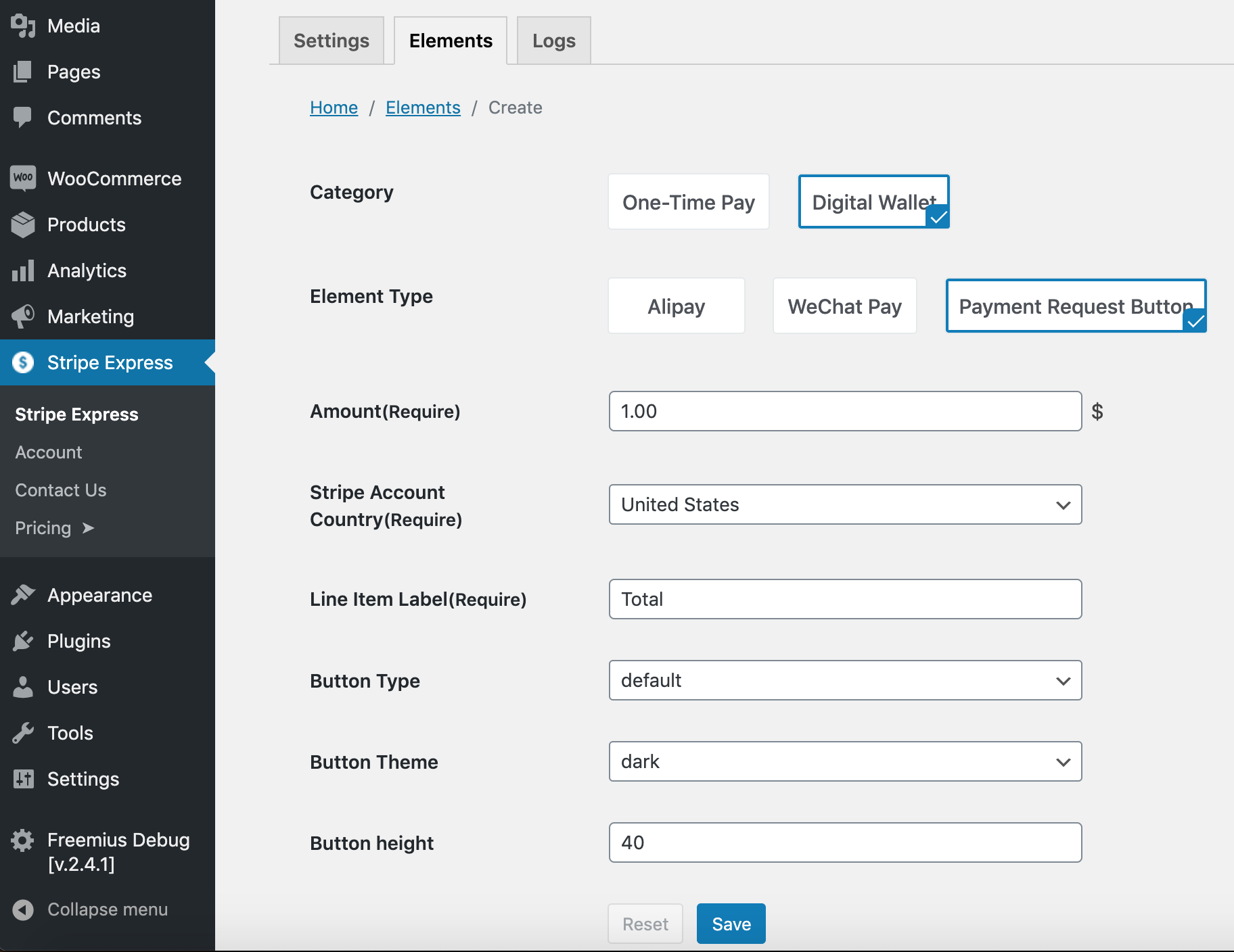 payment-request-button-setting